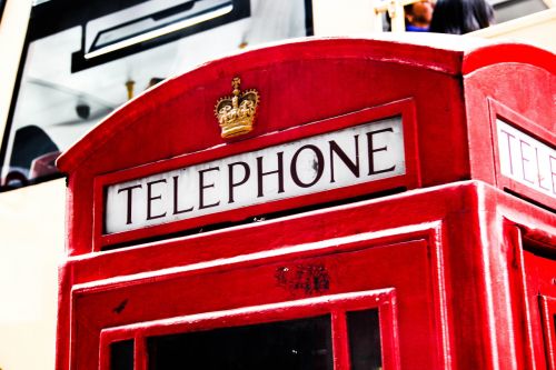 Telefono Budele, Anglija, Londonas, Telefonas, Jungtinė Karalystė, Europa, Raudona