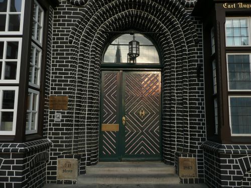 Įėjimas,  Prekybos Rūmai,  Lüneburg,  Slenkstis,  Juoda,  Balta