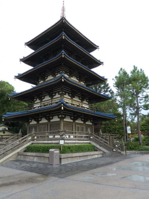 Epcot, Walt Disney Pasaulis, Pagoda, Japonų Architektūra, Architektūra, Orientyras, Pastatas, Architektūros Dizainas, Struktūra, Dizainas, Statyba, Šiuolaikiška, Architektūra, Eksterjeras, Inžinerija