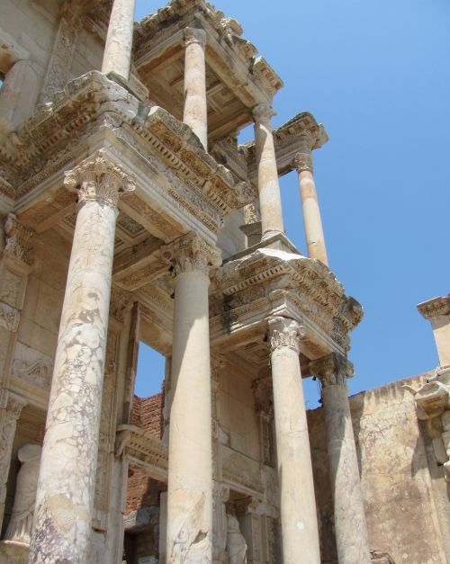Efesas, Celso Biblioteka, Klasikinė Architektūra, Biblioteka, Archeologija, Turkija, Griuvėsiai
