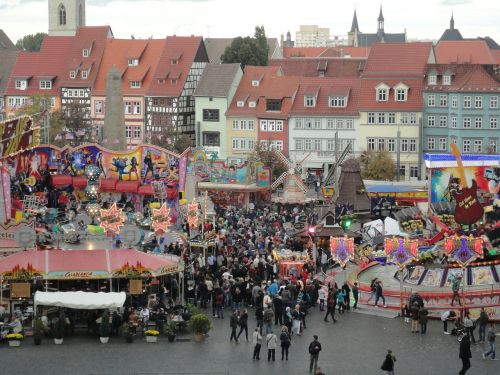 Erfurtas, Miesto Festivalis, Liaudies Šventė, Istoriniai Namai, Turingijos Federalinė Žemė
