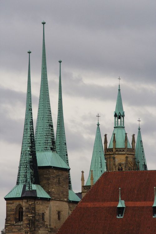 Erfurtas, Religija, Severikirche, Dom