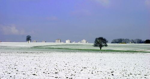 Eschborn, Laukas, Žiema