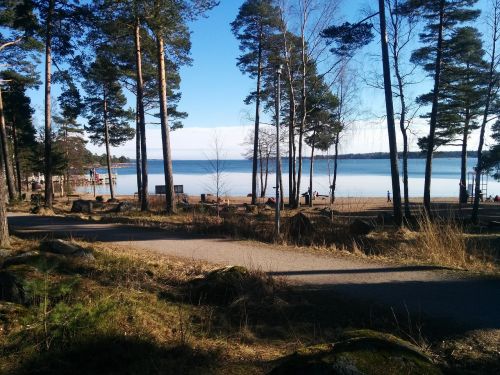 Espoo, Suomių, Kraštovaizdis, Gamta, Miškai, Ežeras