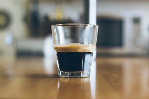 Espresso, Stiklas, Kava, Stalas