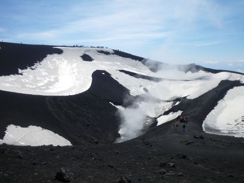 Etna, Vulkanas, Ledas