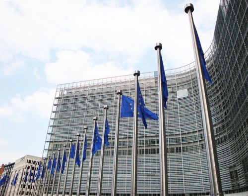 Eu, Europos Komisija, Briuselis, Berlaymontas, Belgija, Europos Sąjungos Vėliava