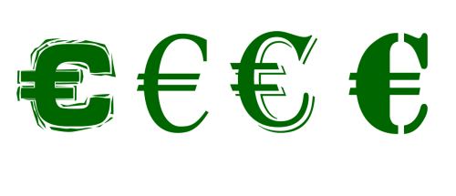 Euras, Simbolis, Pinigai, Valiuta, Ženklas, Piktograma, Finansai, Pinigai