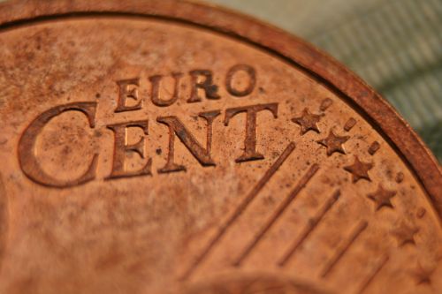 Euro Centai, Pinigai, Euras, Valiuta, Monetos, Metalas, Varis