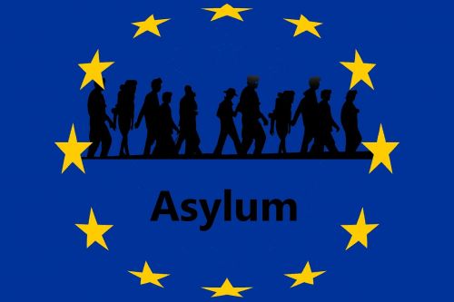 Europa, Pabėgėliai, Prieglobstis, Krizė, Problema, Imigracija, Europos Vėliava, Žvaigždė