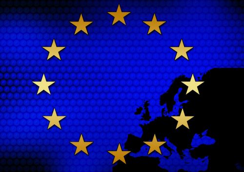 Europa, Vėliava, Žvaigždė, Mėlynas, Europietis, Eu, Euras, Ekonomika, Personažai, Bendradarbiavimas