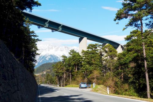 Europos Tiltas, Tiltas, Pastatas, Panorama, Tyrol, South Tyrol, Kalnai, Senas Deglo Kelias