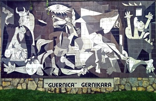 Euskadi,  Guernica,  Guernikara,  Picasso,  Dėžė,  Žmonės