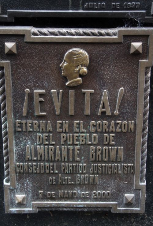 Eva Peron, Kapinės, Buenos Airės, Paminklas, Kapinės, Argentina, Recoleta