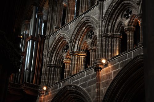 Vakaras, Glasgow Katedra, Bažnyčia, Architektūra, Gotika, Paminklas