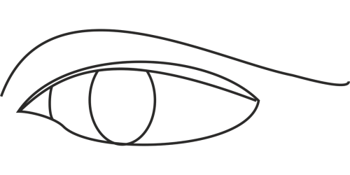 Akis, Akys, Žmogus, Linija, Linijos, Žmonės, Asmuo, Nemokama Vektorinė Grafika