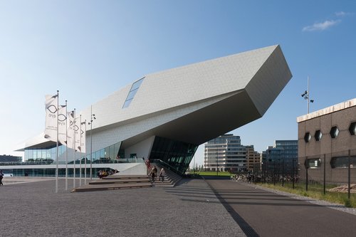 Akių,  Filmmuseum,  Amsterdamas,  Architektūra,  Muziejus,  Statyba,  Nyderlandai