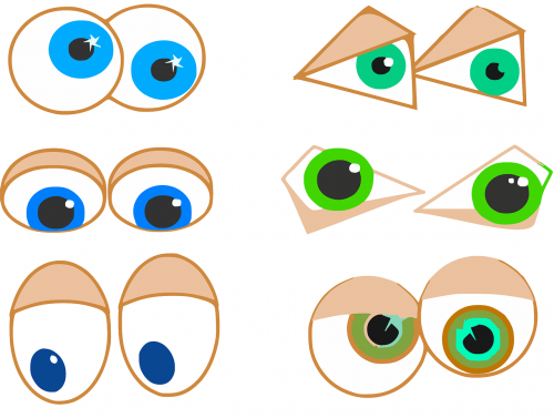 Akys, Anatomija, Regėjimas, Akių Obuoliai, Nemokama Vektorinė Grafika