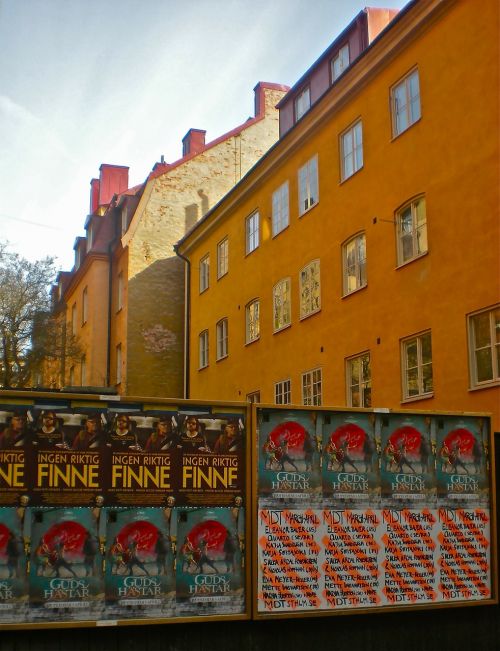 Fasadas, Plakatas, Södermalm, Stockholm