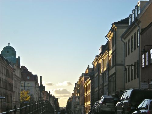 Fasadas, Hornsgatan, Stockholm, Miestas, Södermalm