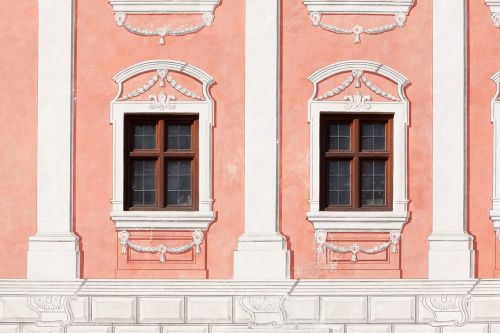 Fasadas, Žvilgantis Rožinis, Langas, Dažymas, Balta, Dekoruoti, Namai, Pastatas, Architektūra, Hauswand, Isserburgas