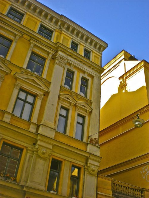 Fasadas, Södermalm, Stockholm, Miestas, Struktūra