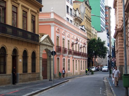 Fasadas, Saulės Baterijos, Gatvė, Centro São Paulo, Royalty Free