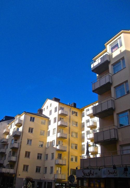 Fasadas, Miestas, St Pauls Gatvė, Södermalm, Stockholm