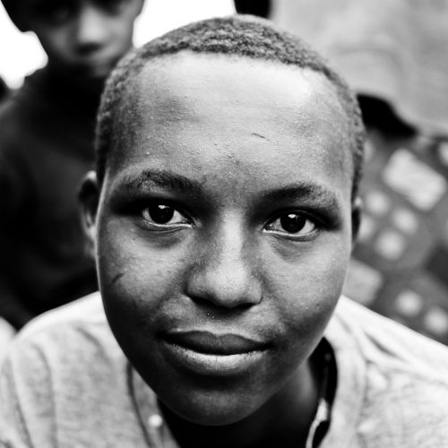 Veidas, Portretas, Mergaitė, Africa Burundi, Moteris, Vaikas, Juoda