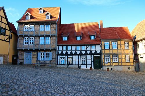 Fachwerkhäuser, Istoriškai, Pastatas, Architektūra, Quedlinburg