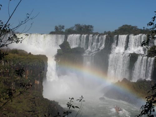 Iguazu Patenka, Kritimo, Vaivorykštė, Gamta, Argentina, Kraštovaizdis