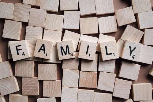 Šeima, Raidės, Scrabble