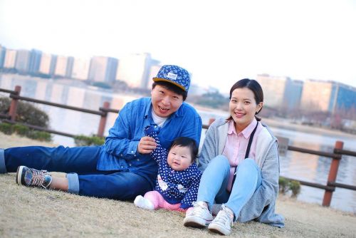 Šeima, Korėjiečių Kalba, Kūdikis, Šypsena, Tėvai, Vaikas