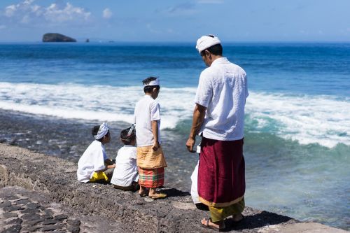 Šeima, Tėvas, Vaikai, Jūra, Bali