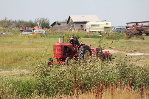Ūkis,  Ūkininkas,  Traktorius,  Vintage,  Mašinos