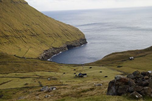 Farerų Salos, Gamta, Атлантический, Nuotolinė Dykuma, Kraštovaizdis, Srautas, Vanduo