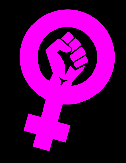 Feministas, Feminizmas, Moteriškas, Moteris, Lygybė, Mergaitė, Judėjimas, Stiprus, Nemokama Vektorinė Grafika