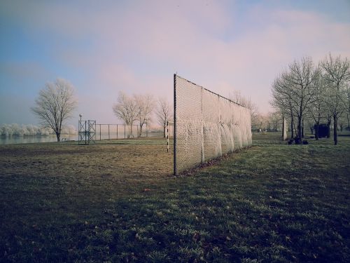 Tvora, Parkas, Žolė, Medžiai