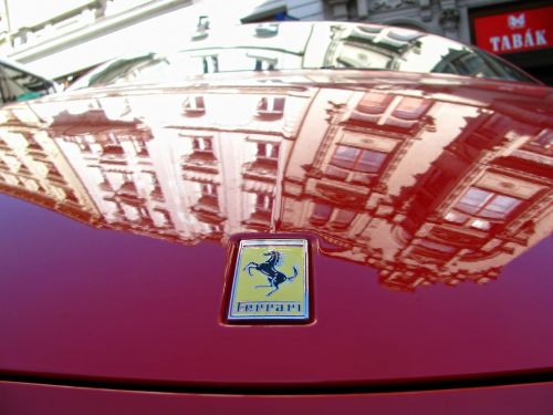 Ferrari, Brno, Lenktyninis Automobilis, Automobiliai, Transporto Priemonės, Varikliai, Logotipas, Automobiliai, Greitai, Galia, Raudona, Atspindys