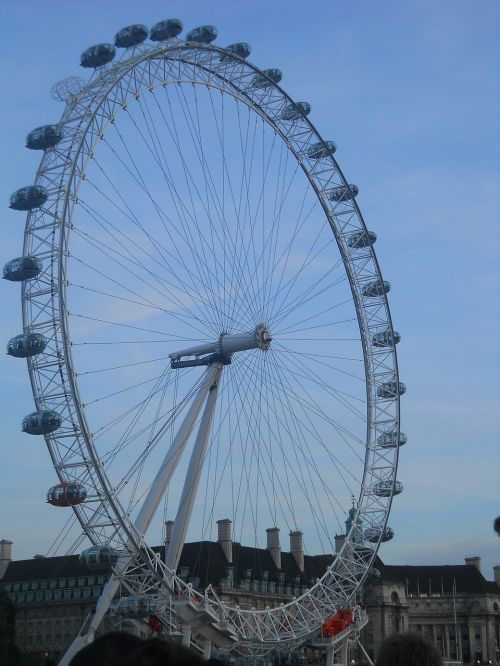 Ferris Ratas, Londono Akis, Jungtinė Karalystė, Dangus, Kapitalas, Debesys, Perspektyva
