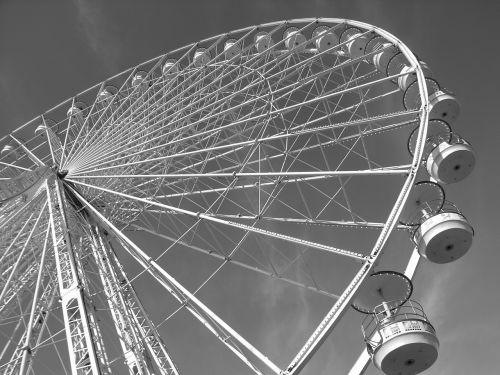 Ferris Ratas, Paris, Dangus