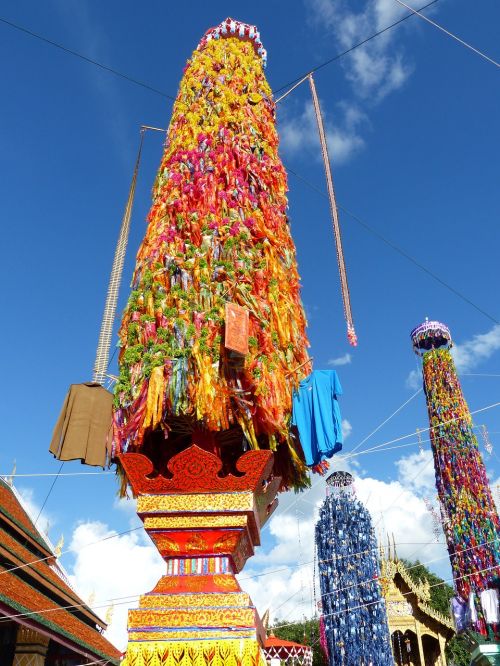 Festivalis, Šventykla, Budizmas