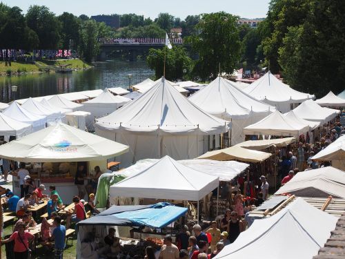 Festivalis, Marquees, Danube Nustatytas, Ulm, Danube