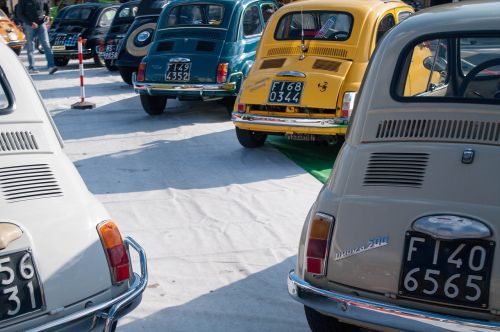 Fiat, 500, Vintage, Barberino, Automobilis, Klasikinis