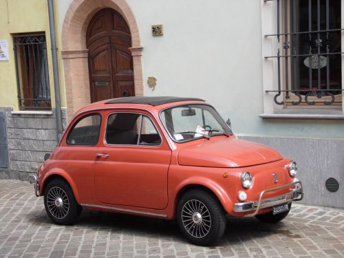 Fiat 500, Fiat, Automobilis, Italy