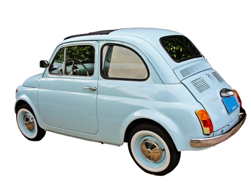 Fiat 500, Senovinis Automobilis, Transporto Priemonė, Mažas Automobilis