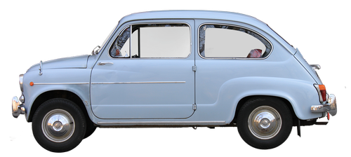 Fiat 600,  Mažas Automobilis,  Transporto Priemonės,  Automobilių,  Klasikinis,  Automatinis,  Pkw,  Metai,  Senų Automobilių,  Veteranas,  Oldtimer,  Italija,  Fotomontažas