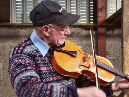 Fiddler, Smuikas, Instrumentas, Muzika, Muzikantas, Lankas, Shetland Salos, Škotija