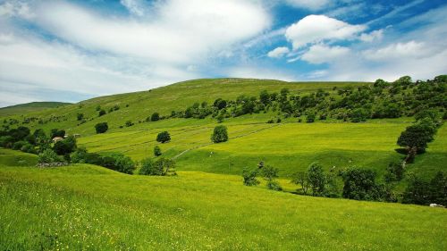 Laukas, Vaizdas, Pieva, Saulėtekis, Egzotiškas, Kalnas, Rytas