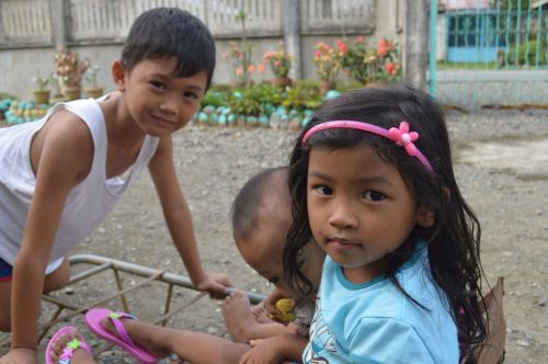 Filipinas, Vaikai, Vietinės Filipinos, Vaikai Žaisti, Berniukai, Žaisti, Linksma, Laimingas